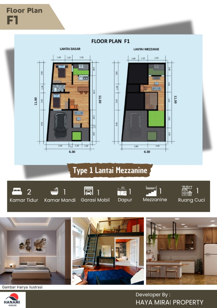 Hanami House - Rumah murah di Sawangan harga 600jt an