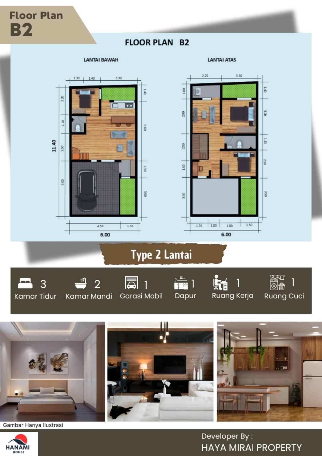 Hanami House - Rumah murah di Sawangan harga 600jt an